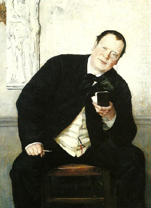 Ernst Josephson portratt av godfrey renholm china oil painting image